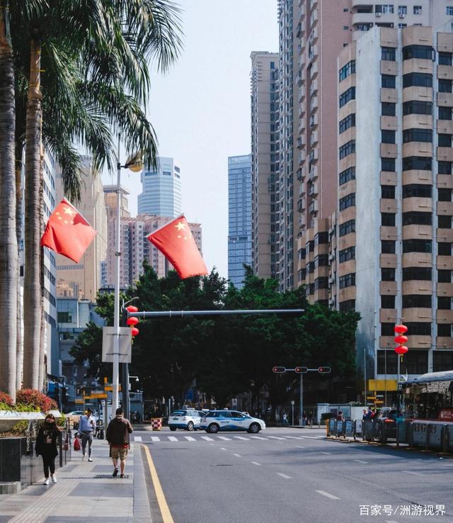 深圳市街道的繁华与活力